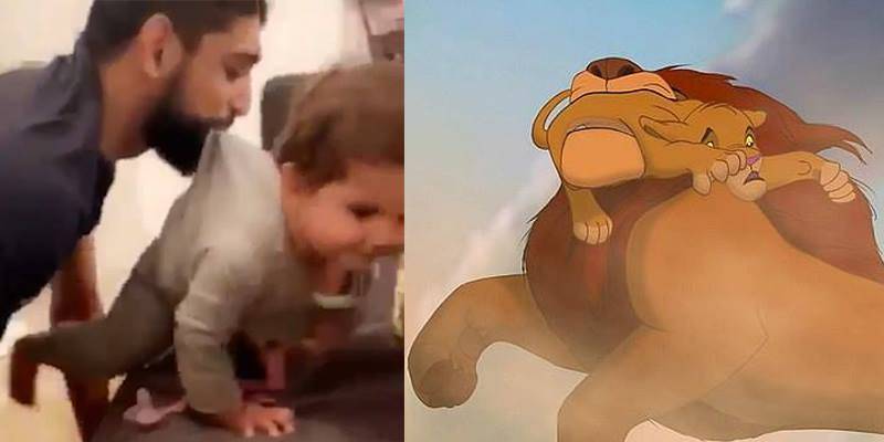 Amir Khan's adorable video with daughter reminds us of 'The Lion King'