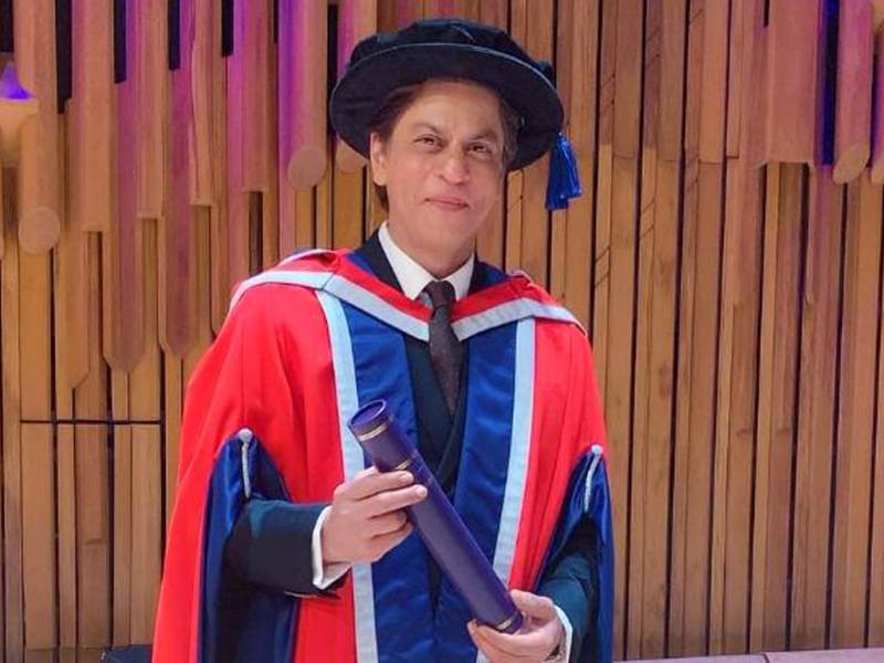 London University of Law honors Shah Rukh Khan with a doctorate degree