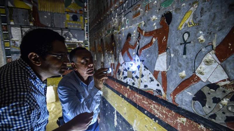 Egypt unveils colourful Fifth Dynasty Tomb