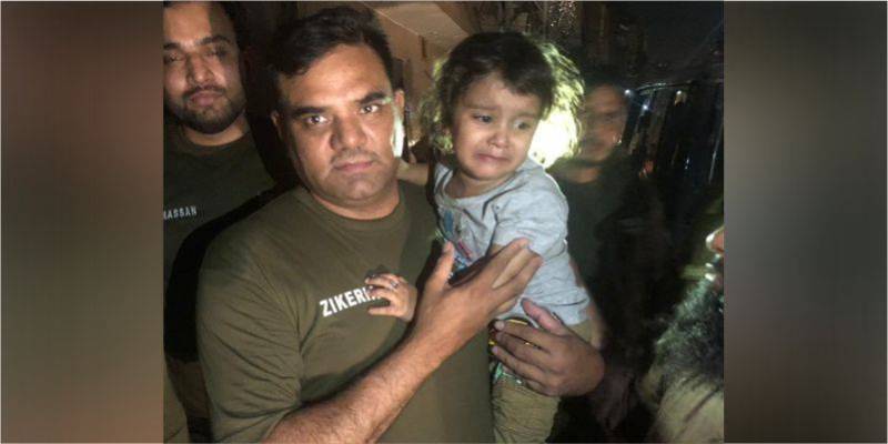 3-year-old Hiba Jannat recovered from Shadbagh mosque