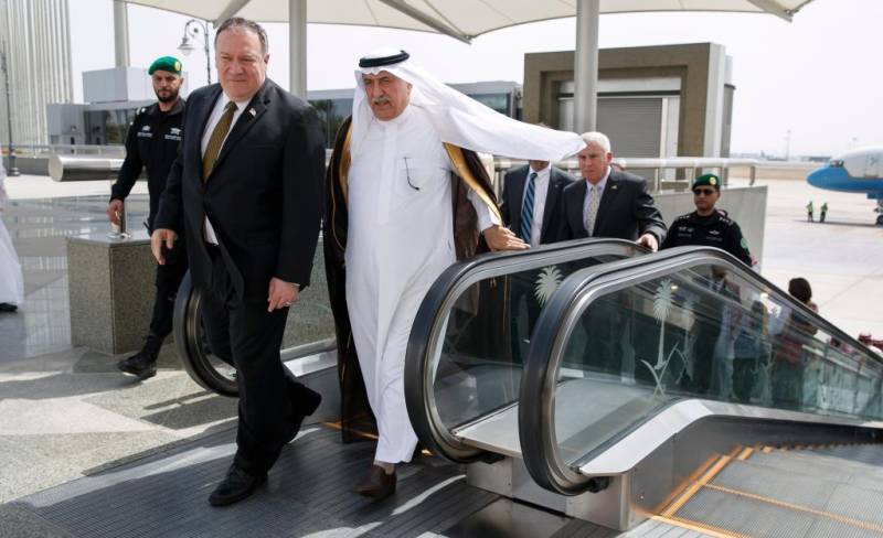 US Pompeo arrives in Saudi Arabia for Iran talks