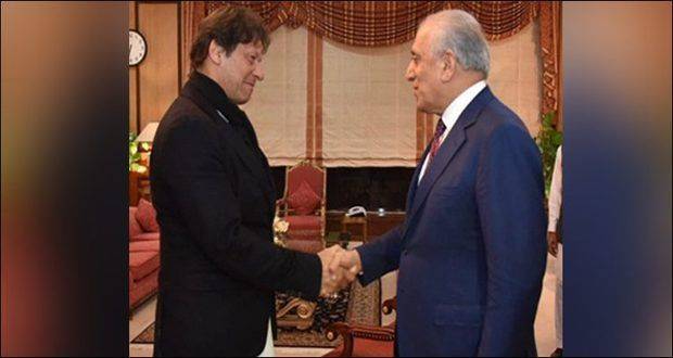 PM Imran reiterates engagement with US for Afghan peace process