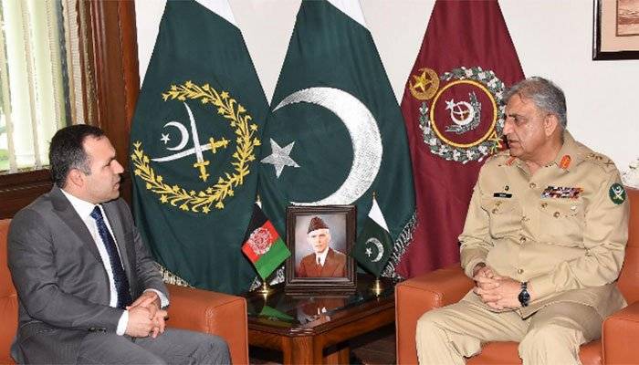 COAS Gen Bajwa discusses peace process with Afghan envoy