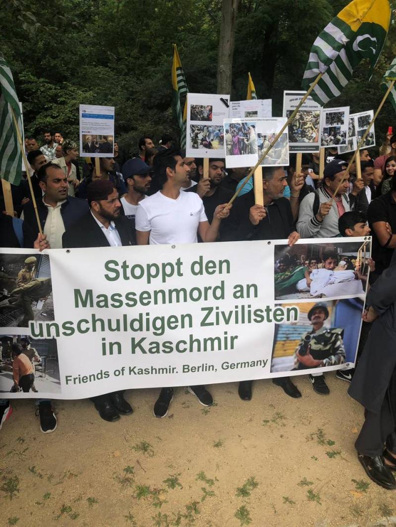 From Berlin to Geneva, protests erupt against India's revocation of Kashmir status