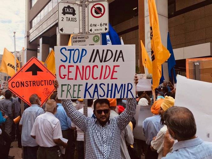 Thousands of Canadians raise voice for oppressed people of Indian occupied Kashmir