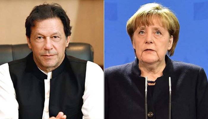 PM Imran apprises German Chancellor about India's HR abuses in Kashmir
