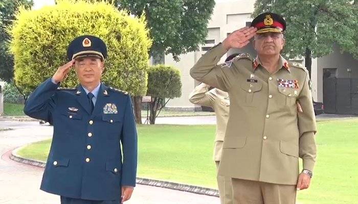 COAS Gen Bajwa discusses regional security with top Chinese commander