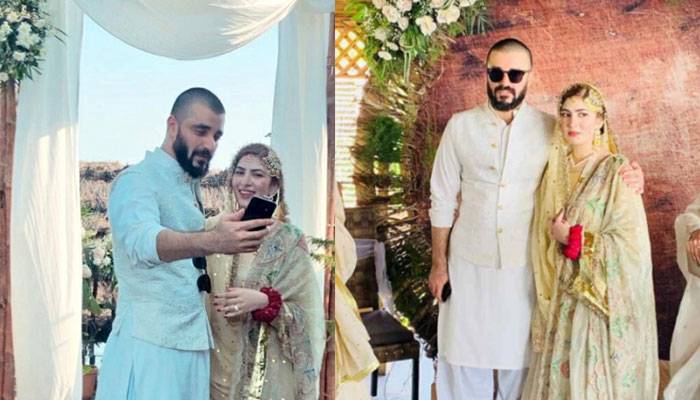 Twitter praises Mr and Mrs Hamza Ali Abbasi for keeping things simple on their wedding