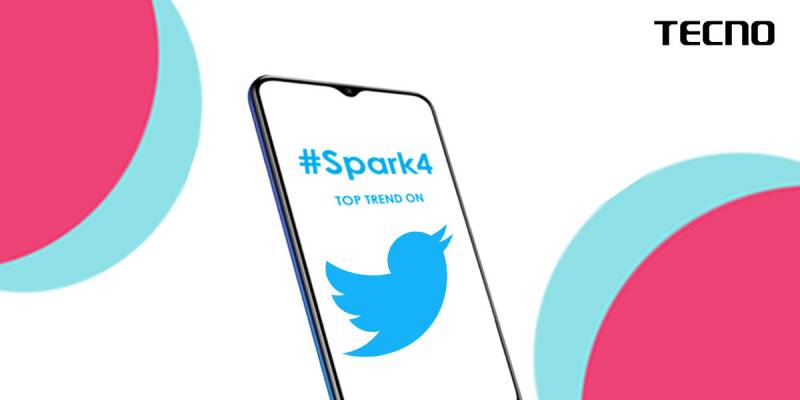 TECNO SPARK 4 trending on social media after successful launch in Pakistan