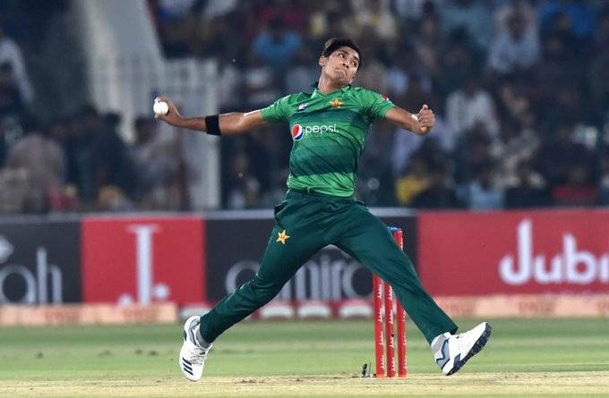 Mohammad Hasnain becomes youngest bowler to claim T20I hat-trick