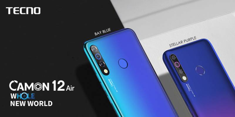 Camon 12 Air is now available in mobile markets all across Pakistan
