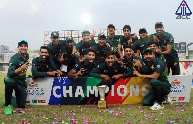Rohail's century earns Pakistan ACC Emerging Teams Asia Cup 2019 trophy