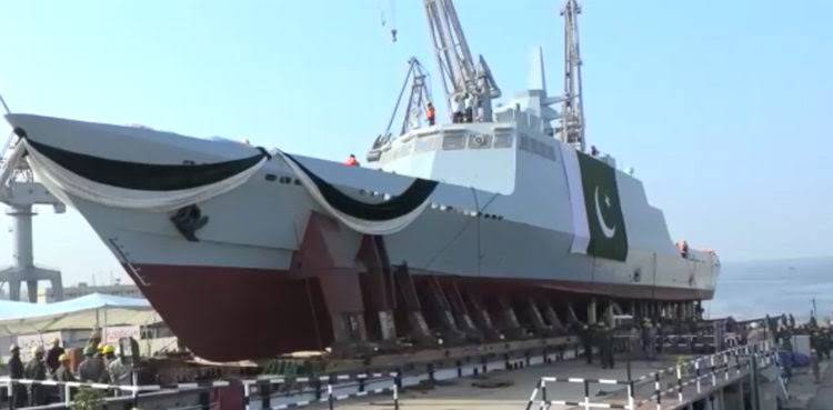 Pakistan Navy launches homemade Fast Attack Missile craft in Karachi