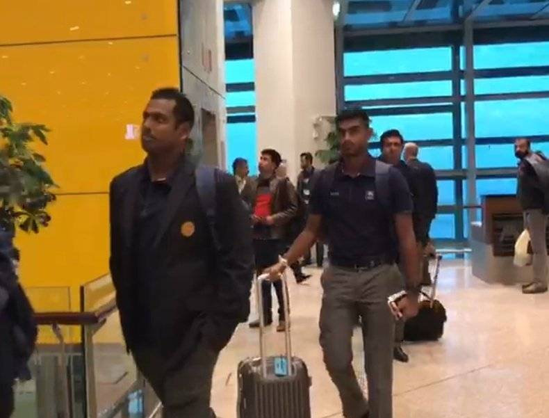 Sri Lankan team arrives in Islamabad