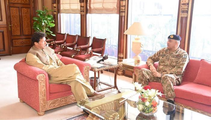 COAS General Qamar Bajwa calls on PM Imran in Islamabad
