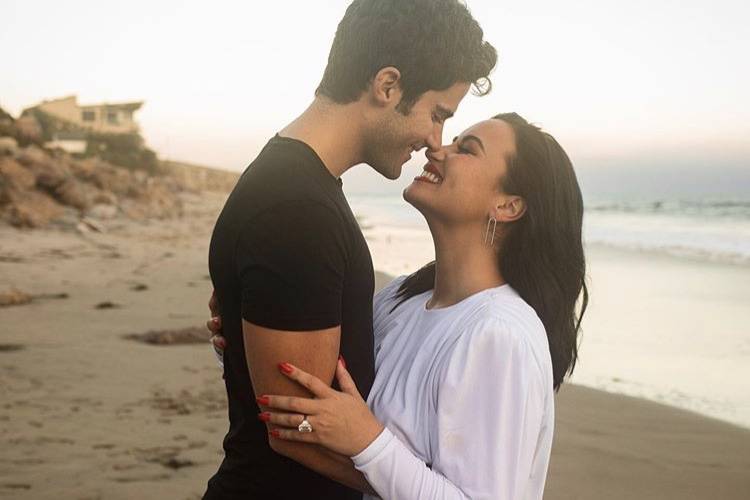 Demi Lovato is engaged to Max Ehrich