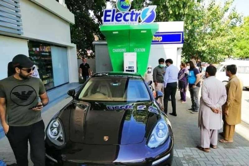Pakistan installs first electric vehicle charger unit