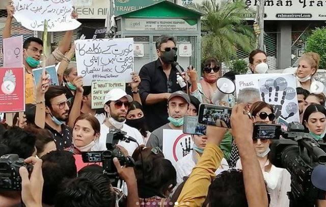 Pakistani celebs protest against rape culture