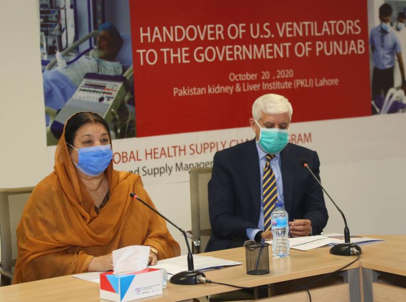 US gifts 46 new ventilators to Pakistan amid Covid-19