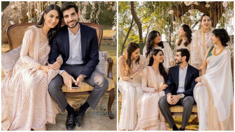 Rehmat Ajmal unveils beautiful pictures from her engagement ceremony 