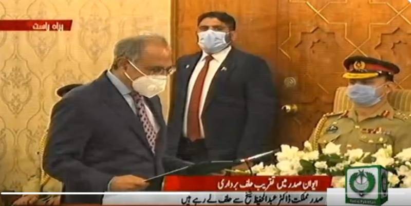 Unelected Abdul Hafeez Shaikh takes oath as federal minister