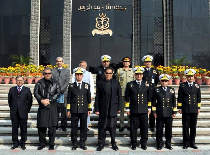 PM Imran hails Pakistan Navy's efforts for defence of maritime frontiers