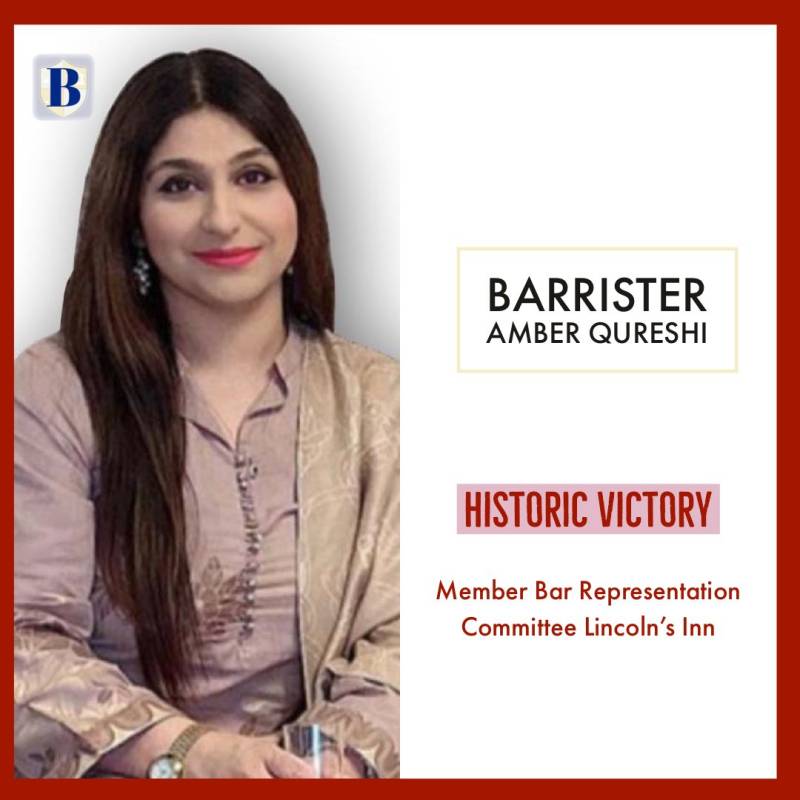 Meet Barrister Amber Qureshi - First Pakkistani woman in Lincoln’s Inn Bar Representation Committee
