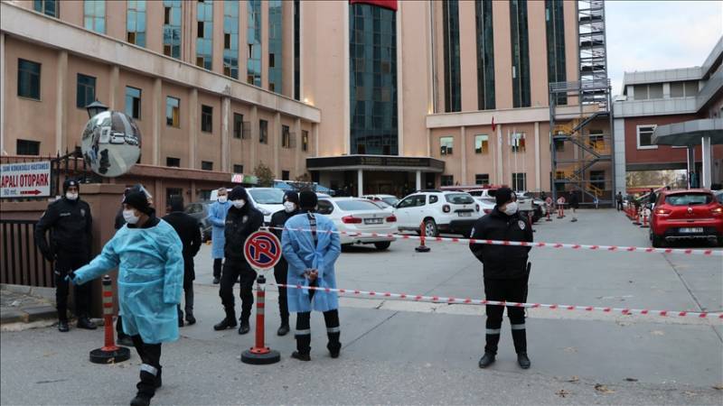 Fire in Turkish hospital kills 8 coronavirus patients