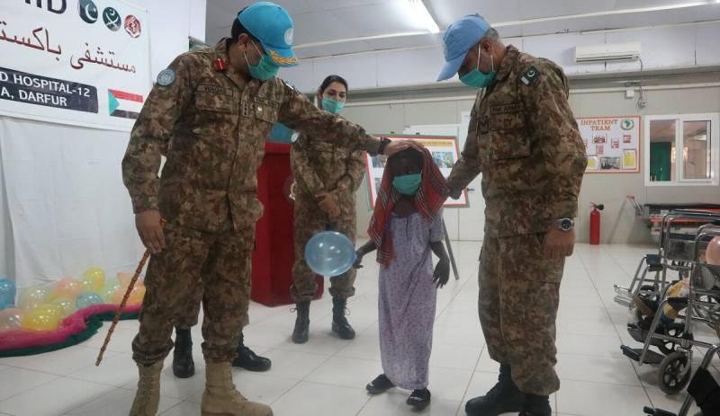 Pakistan peacekeepers help 7 children with disabilities to walk again