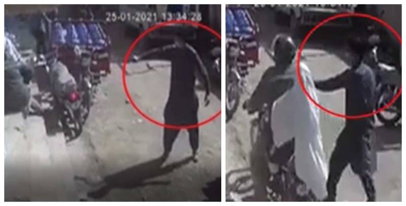 Man shot in leg for resisting robbery bid in Karachi (VIDEO)