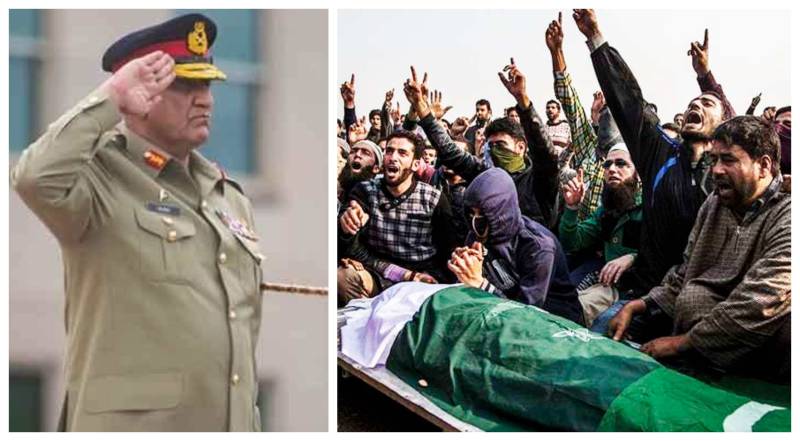 Pakistan Army Chief salutes Kashmiris, urges to resolve Kashmir issue