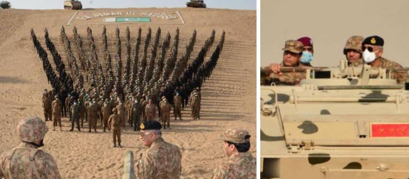 Jidar Ul Hadeed: Pakistan Army Chief witnesses training exercise in Thar