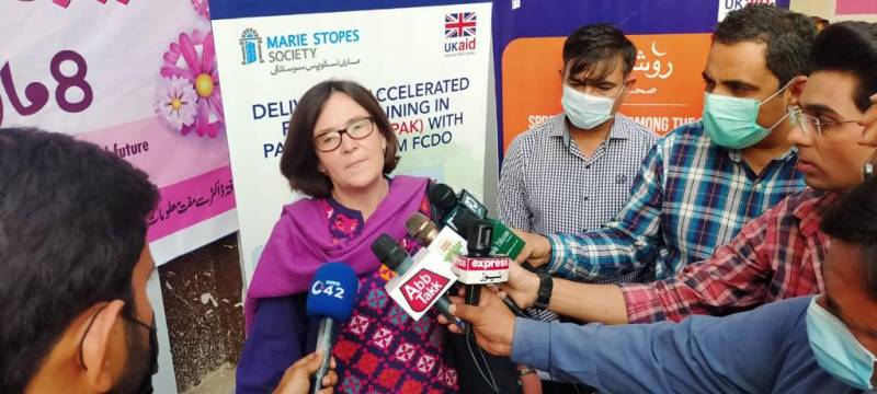 Pakistani women should have right to decide when to have children: Annabel Gerry