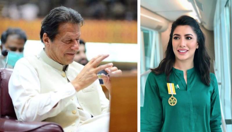 Mehwish Hayat wishes PM Imran Khan a speedy recovery from Covid-19 infection