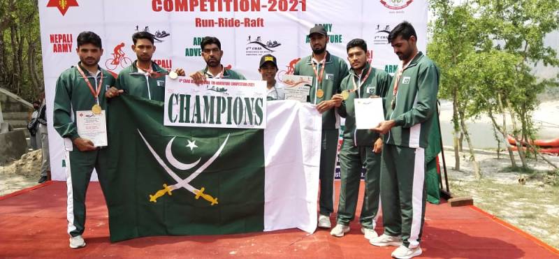 Pakistan Army team wins Best International Team title in Nepal