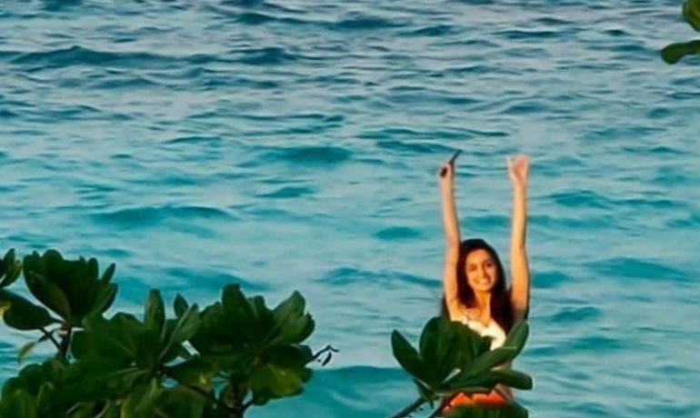 Shraddha Kapoor goes underwater in Maldives – Watch viral video