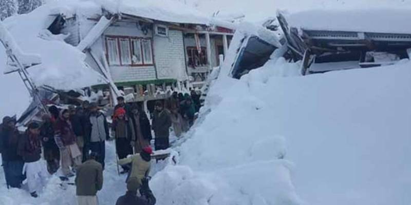 Avalanche kills woman, four children in AJK’s Neelum Valley