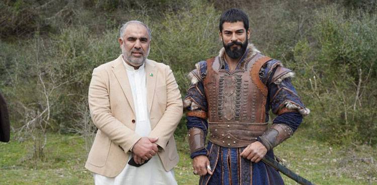 NA Speaker Asad Qaiser meets ‘Kurulus: Osman’ lead actor in Turkey 