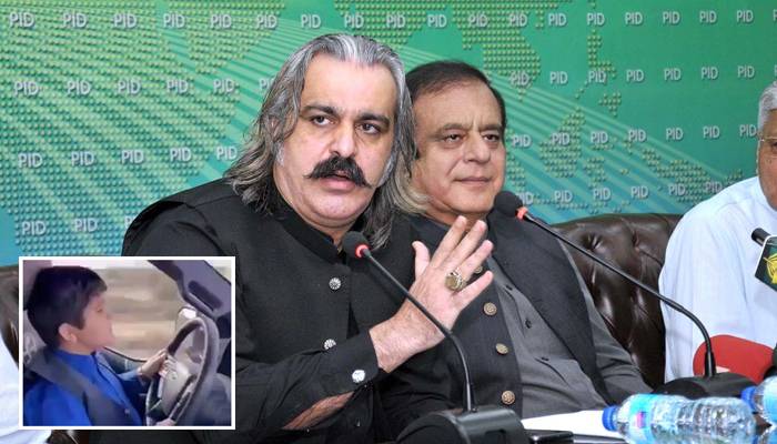 'My land, my boy' – PTI’s Gandapur defends underage son driving 4x4 in viral video