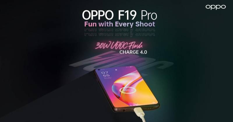 OPPO F19 Pro provides 30W VOOC Flash Charge 4.0 