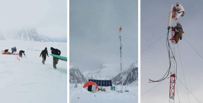 Pakistan installs first high speed 4G mobile tower at K2 base camp