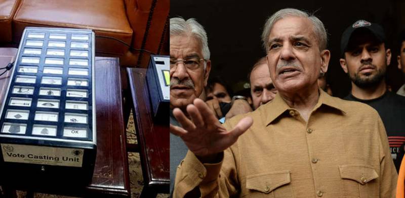 Shehbaz Sharif rejects proposal of electronic voting in next elections 