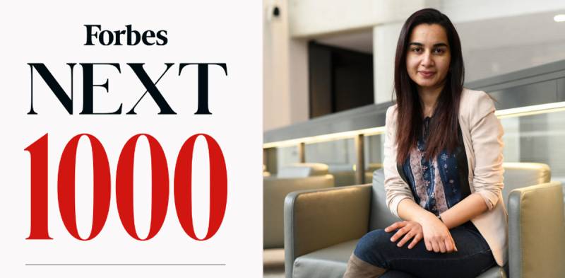 Pakistan’s Mariam Nusrat makes it to Forbes ‘Next 1000 List’