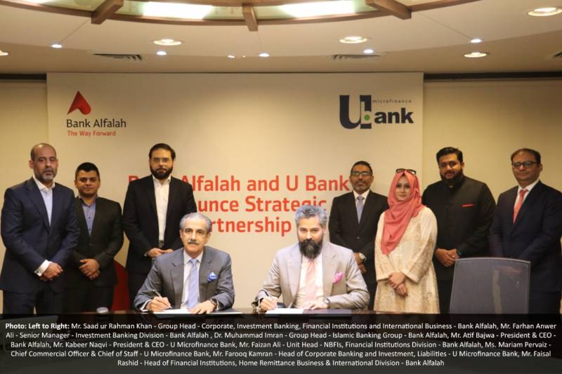 U Microfinance Bank and Bank Alfalah announce a Strategic Partnership