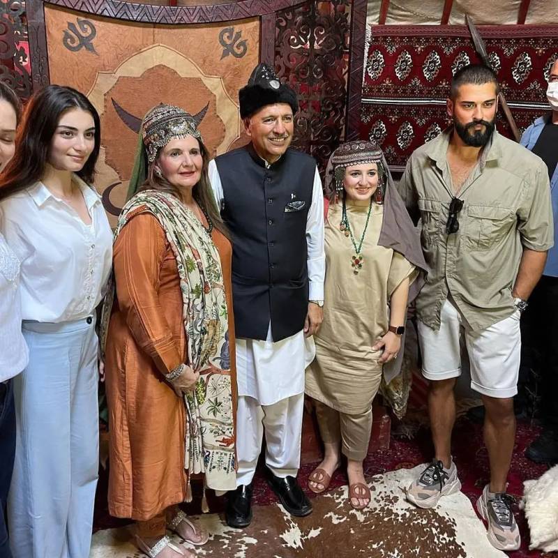 Pakistan President and First Lady visit the sets of Kurulus: Osman