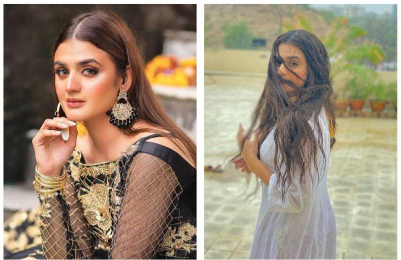 Hira Mani shares adorable pictures of herself enjoying the rain
