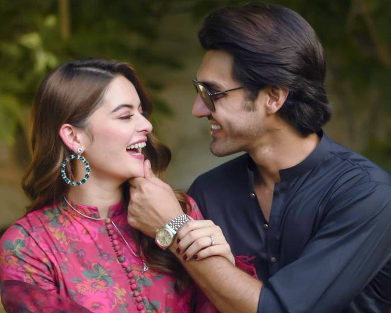 Minal Khan and Ahsan Mohsin Ikram’s new honeymoon video goes viral