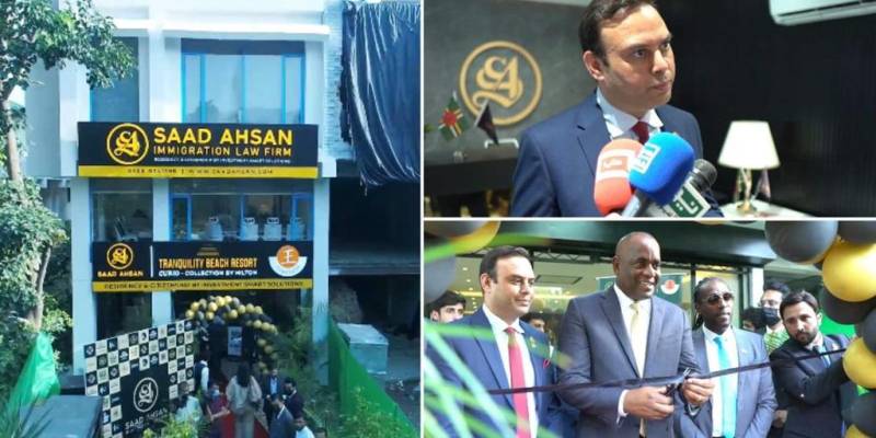 Saad Ahsan Immigration Law Firm opens office in Islamabad, Dominican PM attends opening ceremony