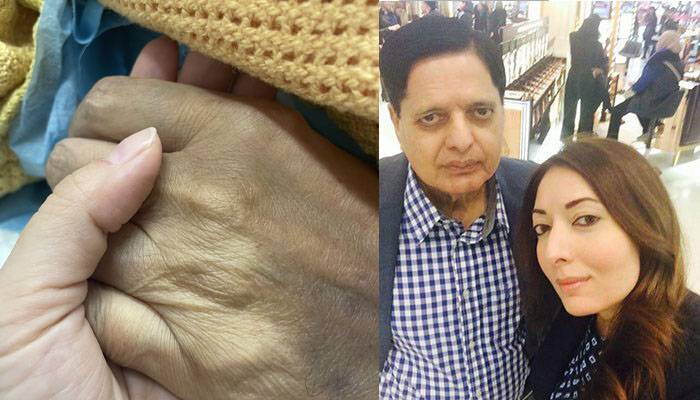 Sharmila Faruqui’s father passes away in Karachi