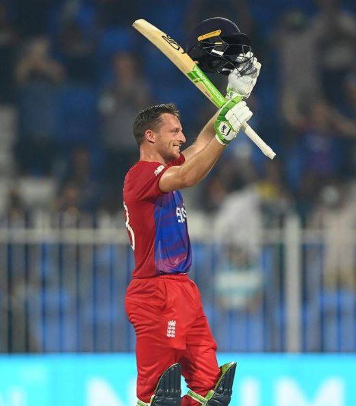 Jos Buttler hits first century of T20 World Cup